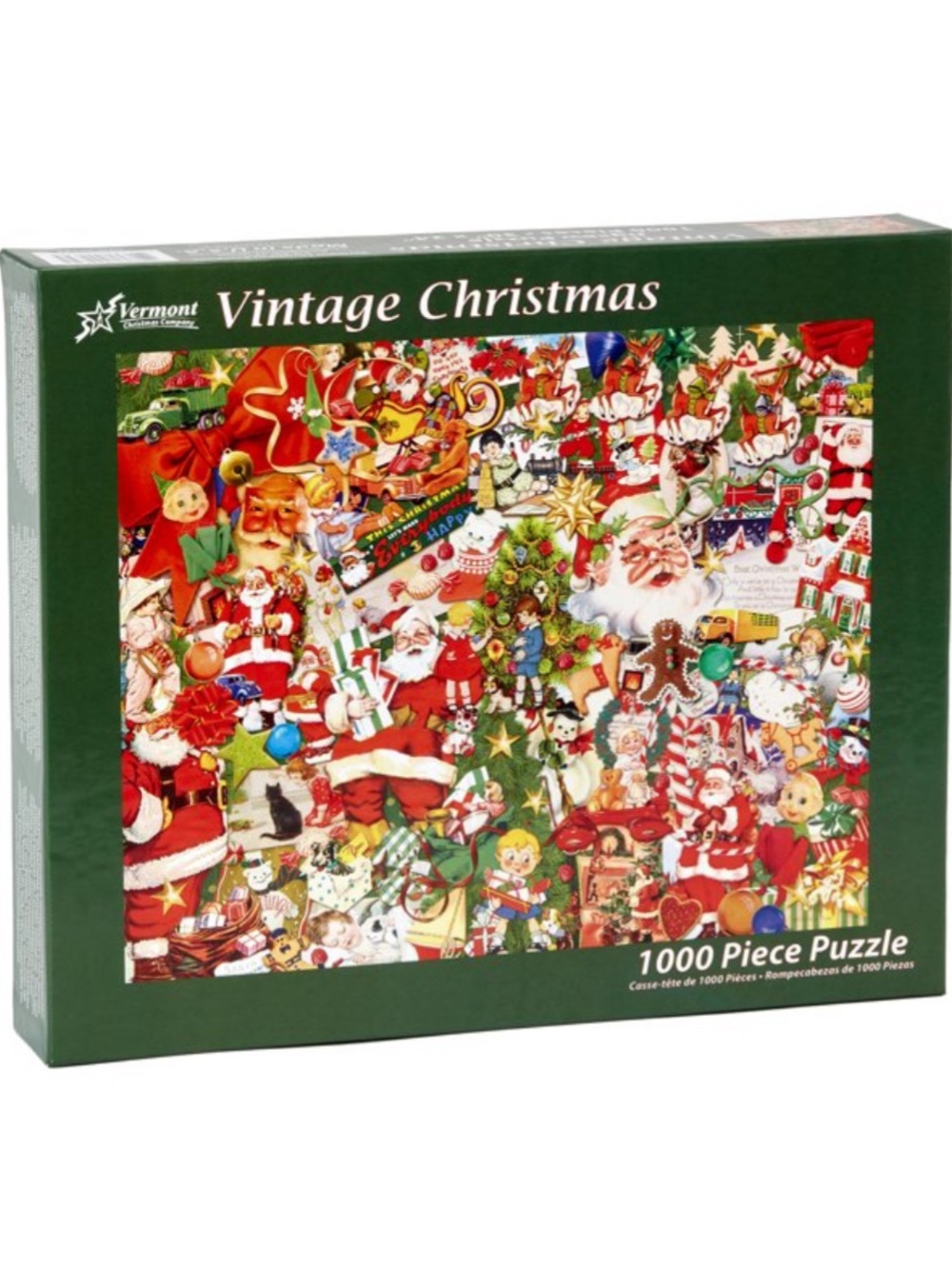 Vermont Christmas Vintage Christmas 1000 Piece Jigsaw Puzzle - Picture 1 of 14